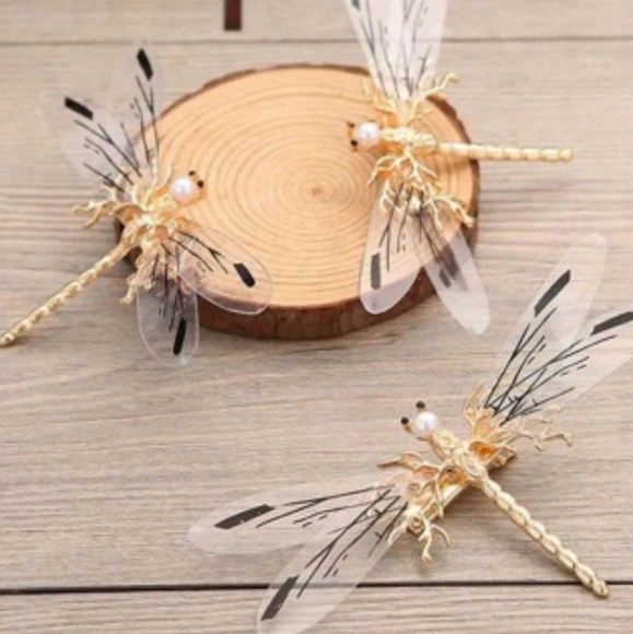 CUTE DRAGONFLY HAIR PINS - Picture 8 of 8
